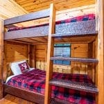 Bunk room with twin bunks