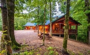 Exterior view of TImber Rock Lodge