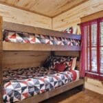 Bunk room with 4 full size beds