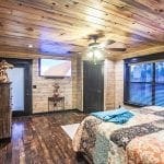 Mountain Melody Master bedroom with King bed