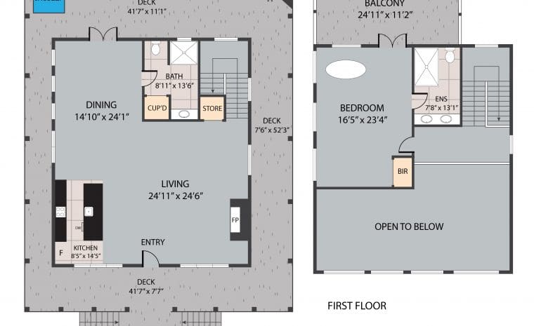 Floor Plan - 2 Levels