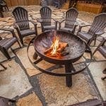 Firepit and seating
