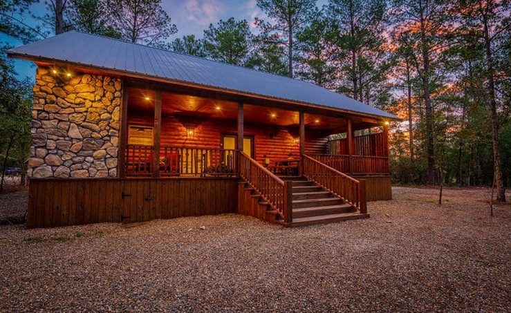 harmony in the pines rear deck