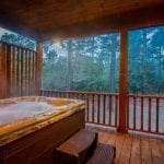 Harmony in the pines private hot tub