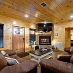 Great Room - Fireplace and TV, Sofa, Loveseat