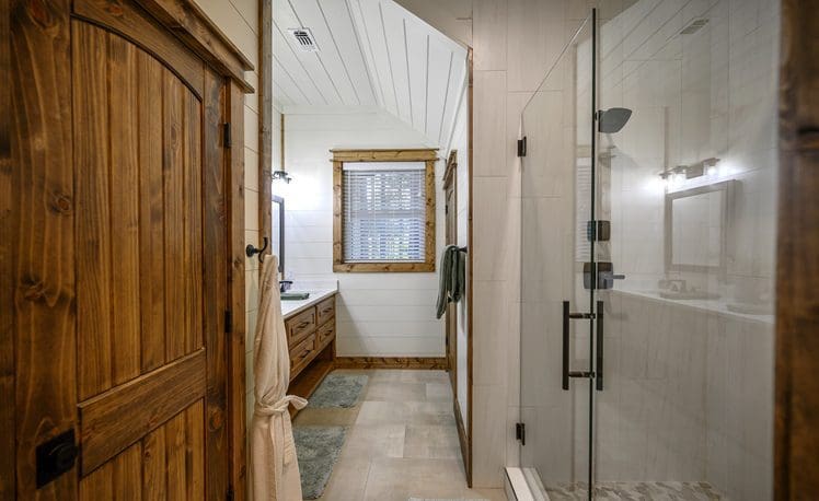 Bathroom #3 with large walk in shower
