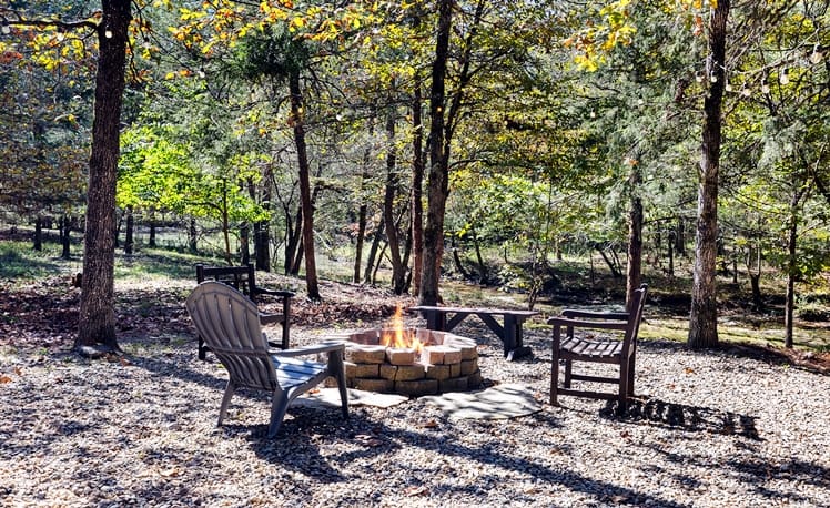 Firepit with seating