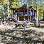 Back deck and firepit with seating