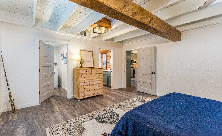 Oak & Pine Master Bedroom Downstairs Clothing Storage