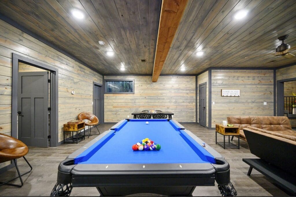 Broken Bow Lake Cabin Rentals » Pool Table