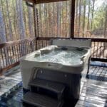 Hot Tub on Covered Deck
