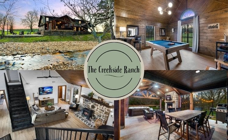 images of the Creekside Ranch cabin