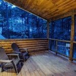 outdoor seating area