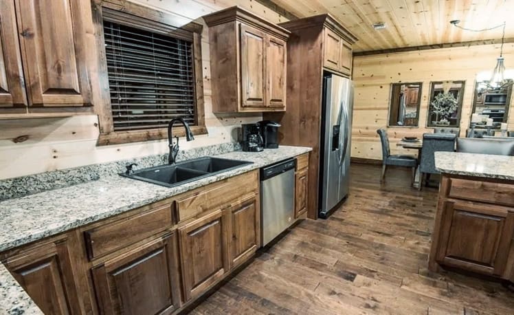 kitchen sink, dishwasher, refridgerator
