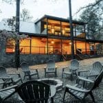 firepit with seating