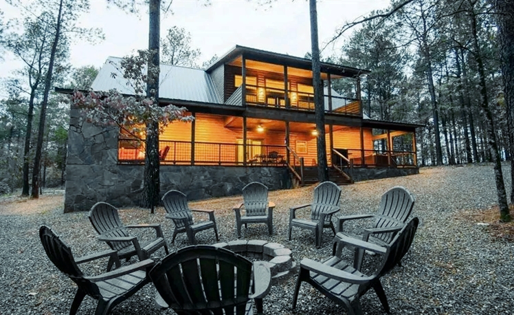 firepit with seating