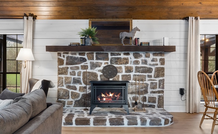 Gas fireplace