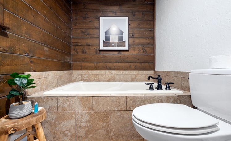 bathroom 1 soaking tub