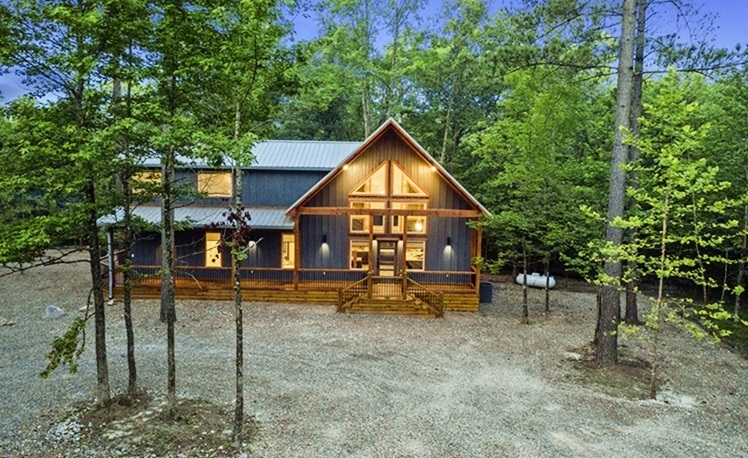 front view of cabin