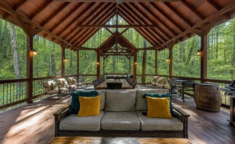 seating on back deck