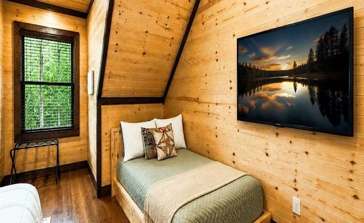 Twin Bed in Bunk Room
